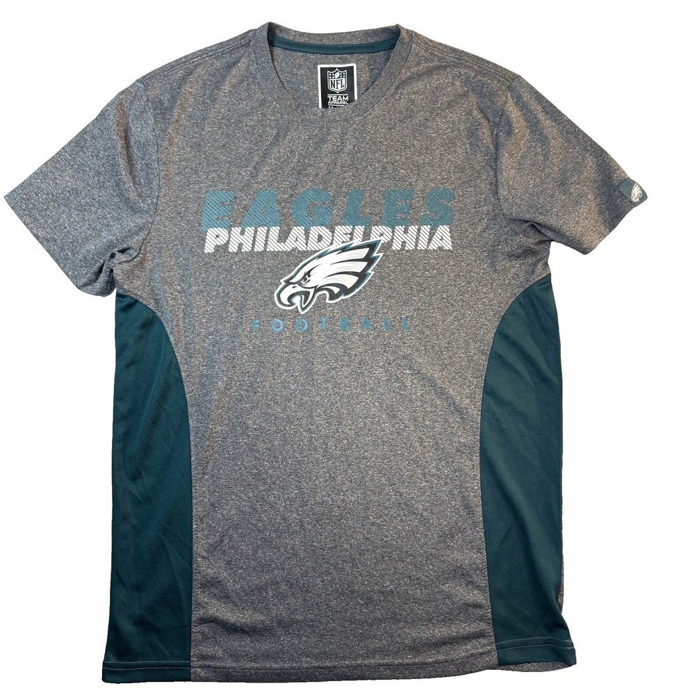 Philadelphia Eagles NFL TShirt Mens M Gray Sportcore Team Apparel Football